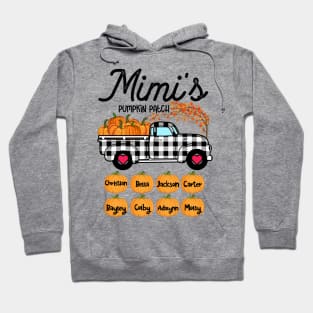 Mimi's Pumpkin Patch Truck Art, Happy Halloween Shirt, Fall Shirt, Grandma Birthday Gift, Personalized Hoodie